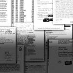 
              A photo illustration of documents gathered during an AP investigation into missing military weapons. (AP Illustration)
            