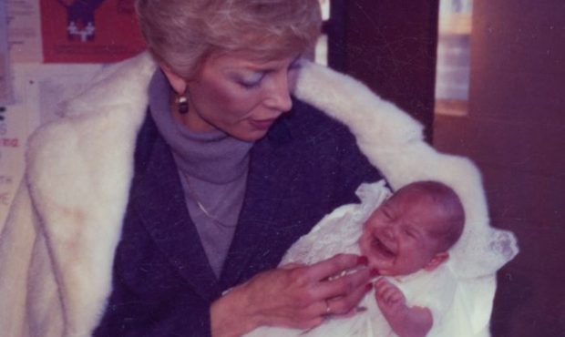 Joyce Yost holds one of her newborn granddaughters. (Joyce Yost Family Photo)...