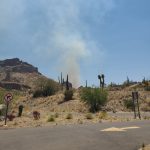 Telegraph Fire in Arizona on June 6, 2021. (Twitter Photo/Boyce Thompson Arboretum)