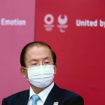 
              Tokyo 2020 CEO Toshiro Muto attends a press conference, in Tokyo, Thursday, July 8, 2021. (Behrouz Mehri/Pool Photo via AP)
            