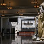 
              This June 29, 2021, photo shows the empty U.S. Capitol Visitor Center, closed since the COVID-19 shutdown in early 2020, is seen at the Capitol in Washington. (AP Photo/J. Scott Applewhite)
            