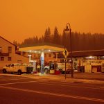 
              Firefighters gas up while battling the Dixie Fire in the Greenville community of Plumas County, Calif., on Friday, July 23, 2021. (AP Photo/Noah Berger)
            