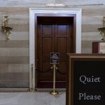 
              This June 30, 2021, photo shows the Old Senate Chamber in the Capitol in Washington. The U.S. Capitol is still closed to most public visitors. It's the longest stretch ever that the building has been off-limits in its 200-plus year history. (AP Photo/Alex Brandon)
            