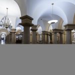 
              This June 30, 2021, photo shows the Crypt of the Capitol in Washington. The U.S. Capitol is still closed to most public visitors. It's the longest stretch ever that the building has been off-limits in its 200-plus year history. (AP Photo/Alex Brandon)
            