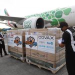 
              In this handout photo released by the National Task Force Against COVID19, workers check on the boxes containing Johnson & Johnson (J&J) vaccines as they arrive at Manila's International Airport, Philippines on Friday July 16, 2021. The first batch of vaccines consisting of 1,606,600 doses produced by American pharmaceutical firm Johnson & Johnson (J&J) and donated by the United States government through the COVAX facility have arrived in the country today. (National Task Force Against COVID19 via AP)
            