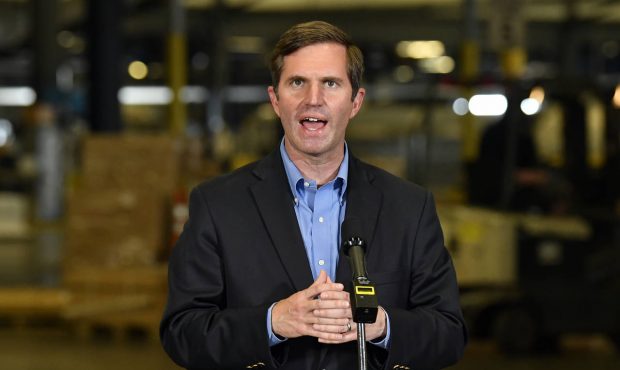 FILE - In this April 27, 2021, file photo, Kentucky Gov. Andy Beshear speaks in Louisville, Ky. Ken...