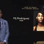 
              This video grab provided by the Academy of Television Arts & Sciences shows Ron Cephas Jones as he announces Mj Rodriguez as a nominee for lead actress in a drama series for "Pose" during the 73rd Emmy Awards Nominations Announcement on Tuesday, July 13, 2021. (Television Academy via AP)
            