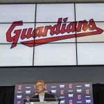 
              Cleveland Indians owner Paul Dolan speaks to the media during a news conference, Friday, July 23, 2021, in Cleveland. Known as the Indians since 1915, Cleveland's Major League Baseball team will be called Guardians. The ballclub announced the name change Friday, effective at the end of the 2021 season. (AP Photo/Tony Dejak)
            
