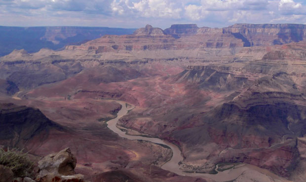 A view of the Colorado River from Comanche Point on the South Rim of the Grand Canyon. (Flickr Phot...