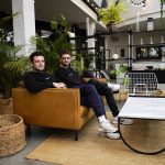 
              Co-founders of the app Stint, brothers Sam, left, and Sol Schlagman, sit on a couch, at their headquarters in Camden, London, Monday, Aug. 23, 2021. With Britain facing a pandemic and Brexit-induced labor shortage, some apps that recruit gig workers are playing a role in alleviating this shortage, such as Stint. In the U.S., similar apps addressing the pandemic-induced labor shortage are Gig Pro and Instaworks.(AP Photo/Alberto Pezzali)
            