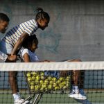 
              This image released by Warner Bros. Pictures shows, from left, Will Smith as Richard Williams,Demi Singleton as Serena Williams and  Saniyya Sidney as Venus Williams in "King Richard." (Warner Bros. Pictures via AP)
            