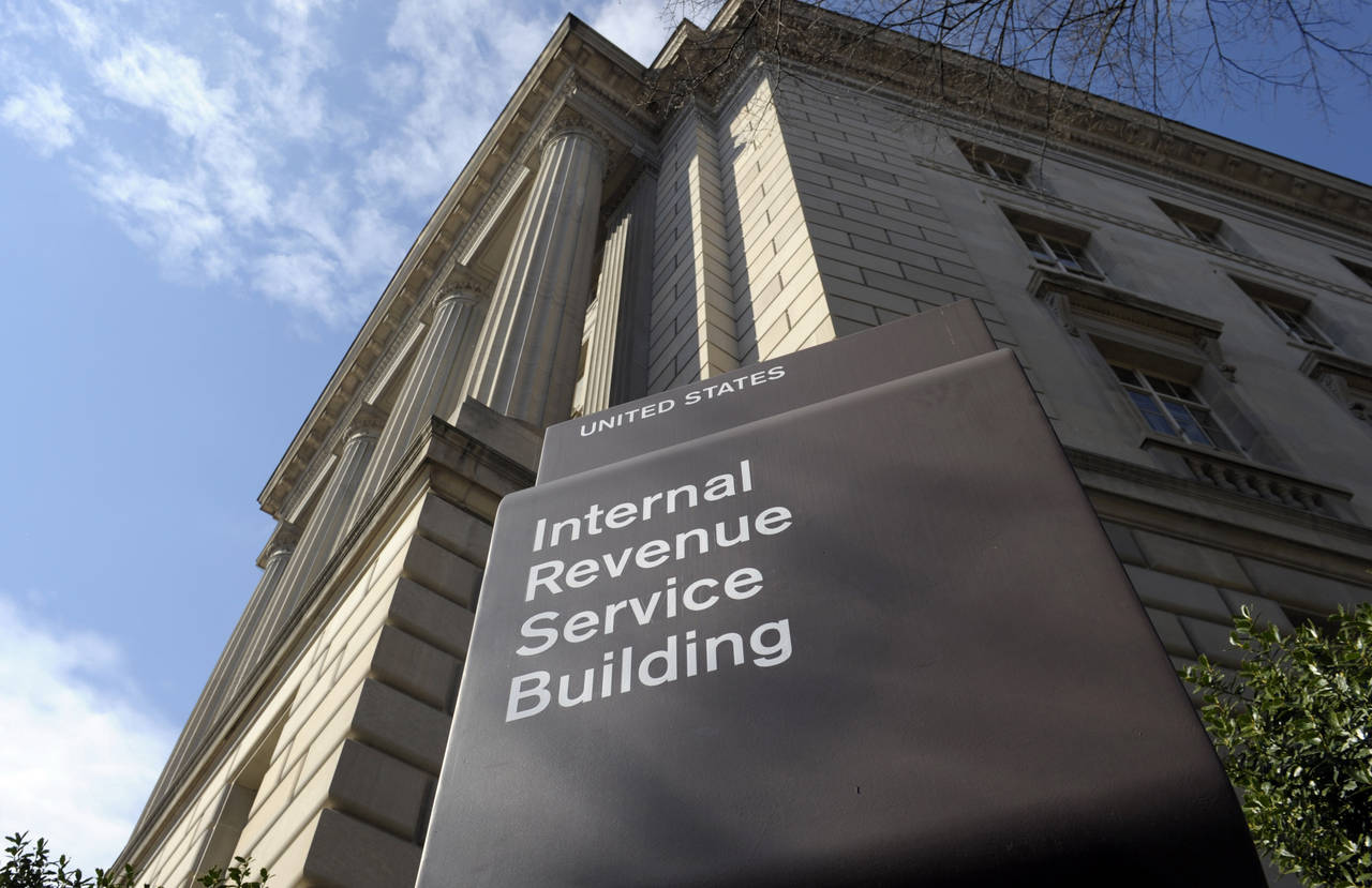 FILE - In this March 22, 2013, file photo, the exterior of the Internal Revenue Service (IRS) build...