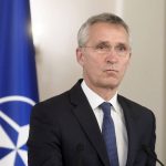 
              Visiting NATO Secretary General Jens Stoltenberg looks on during his joint press conference with Finland's President Sauli Niinisto on the occasion of their meeting during The North Atlantic Council's (NAC) in Helsinki, Finland, Monday, Oct. 25, 2021. (Vesa Moilanen/Lehtikuva via AP)
            