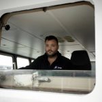 
              Pierre Yves Dachicourt, a French fisherman poses during a interview on his boat at the port of Boulogne-sur-Mer, northern France, Friday, Oct. 15, 2021. France wants more fishing licenses from London, but the UK is holding back. Britain's Brexit minister accused the EU of wishing failure on its former member and of badmouthing the U.K. as a country that can't be trusted. (AP Photo/Christophe Ena)
            