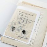 
              A passport application by Josephine Baker is pictured in an archive room of the Vincennes castle, in Vincennes, east of Paris, Monday, Nov. 15, 2021. France is inducting Josephine Baker – Missouri-born cabaret dancer, French Resistance fighter and civil rights leader – into its Pantheon, the first Black woman honored in the final resting place of France's most revered luminaries. (AP Photo/Thibault Camus)
            
