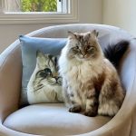 
              This image provided by Sam and Jack shows a personalized throw pillow. Pets are an important member of the family and should be remembered as such. Sam and Jack will take a photo of your beloved pet and turn it into everything from a framed illustrated portrait to a personalized throw pillow of your furry friend. (Stacey Sachs/Sam and Jack via AP)
            