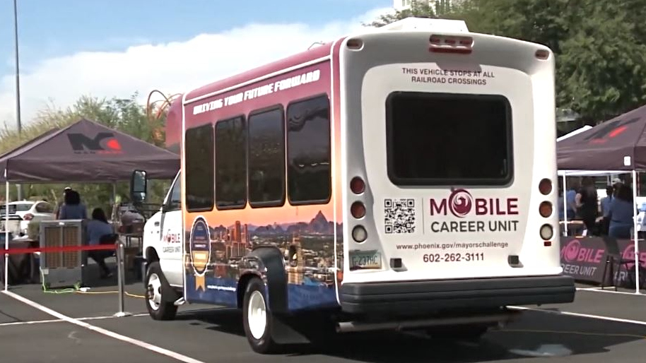 Phoenix puts pedal to the metal in jobs drive with mobile career van