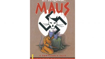 This cover image released by Pantheon shows "Maus" a graphic novel by Art Spiegelman. A Tennessee s...