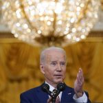 
              President Joe Biden speaks during a news conference in the East Room of the White House in Washington, Wednesday, Jan. 19, 2022. (AP Photo/Susan Walsh)
            