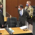 
              FILE - In this image from video, former Minneapolis police Officer Derek Chauvin, center, is taken into custody as his attorney, Eric Nelson, left, looks on, after the verdicts were read at Chauvin's trial for the 2020 death of George Floyd, at the Hennepin County Courthouse in Minneapolis, Minn on April 20, 2021.Data show it's rare for police officers to be convicted of on-duty killings. But three recent convictions of police officers in Minnesota have some people wondering whether that's changing. (Court TV via AP, Pool, File)
            