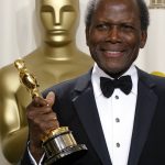 
              REMOVES REFERENCE TO THE BAHAMAS - FILE - Sidney Poitier poses with his honorary Oscar during the 74th annual Academy Awards on March 24, 2002, in Los Angeles.  Poitier, the groundbreaking actor and enduring inspiration who transformed how Black people were portrayed on screen, became the first Black actor to win an Academy Award for best lead performance and the first to be a top box-office draw, died Thursday, Jan. 6, 2022. He was 94. (AP Photo/Doug Mills, File)
            