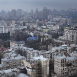 
              This photo shows a view of the city of Kyiv, Ukraine, Thursday, Feb. 24, 2022. Russian President Vladimir Putin on Thursday announced a military operation in Ukraine and warned other countries that any attempt to interfere with the Russian action would lead to "consequences you have never seen." (AP Photo/Emilio Morenatti)
            