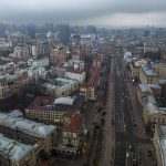 
              This photo shows a view of the city of Kyiv, Ukraine, Thursday, Feb. 24, 2022. Russian President Vladimir Putin on Thursday announced a military operation in Ukraine and warned other countries that any attempt to interfere with the Russian action would lead to "consequences you have never seen." (AP Photo/Emilio Morenatti)
            