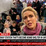 
              This image taken from video provided by CNN shows Chief International Correspondent Clarissa Ward reporting from inside a subway station in Kharkiv, Ukraine. (CNN via AP)
            