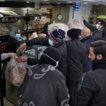 
              People queue for bread inside a bakery in the southern Beirut suburb of Dahiyeh, Lebanon, Tuesday, March 15, 2022. Soaring energy and food prices triggered by Russia's invasion of Ukraine are pushing some Middle Eastern countries to the brink. Economically devastated by years of grinding civil wars, endemic corruption and the pandemic, residents are now gripped by a new worry. (AP Photo/Bilal Hussein)
            