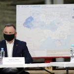 
              Polish President Andrzej Duda participates in a roundtable on the humanitarian response to the Russian invasion of Ukraine with President Joe Biden, Friday, March 25, 2022, in Jasionka, Poland. (AP Photo/Evan Vucci)
            