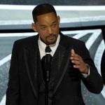 
              Will Smith cries as he accepts the award for best performance by an actor in a leading role for "King Richard" at the Oscars on Sunday, March 27, 2022, at the Dolby Theatre in Los Angeles. (AP Photo/Chris Pizzello)
            