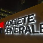 
              FILE - The logo of the Societe General bank is pictured at the business district La Defense, in Paris Wednesday, Oct. 12, 2016. Ukrainian President Volodymyr Zelenskyy is stepping up the country's pleas to pressure companies to exit Russia. On Tuesday, March 15, 2022, in an address, Zelenskyy called out food companies Nestle and Mondelez, consumer goods makers Unilever and Johnson & Johnson, and European banks Raiffeisen and Societe General, saying they and “dozens of other companies” have not left the Russian market. Companies, in turn, point to the difficulties of ceasing operations. (AP Photo/Michel Euler, File)
            