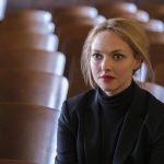 
              This image released by Hulu shows Amanda Seyfried as Elizabeth Holmes in the Hulu series "The Dropout," premiering March 3. (Beth Dubber/Hulu via AP)
            