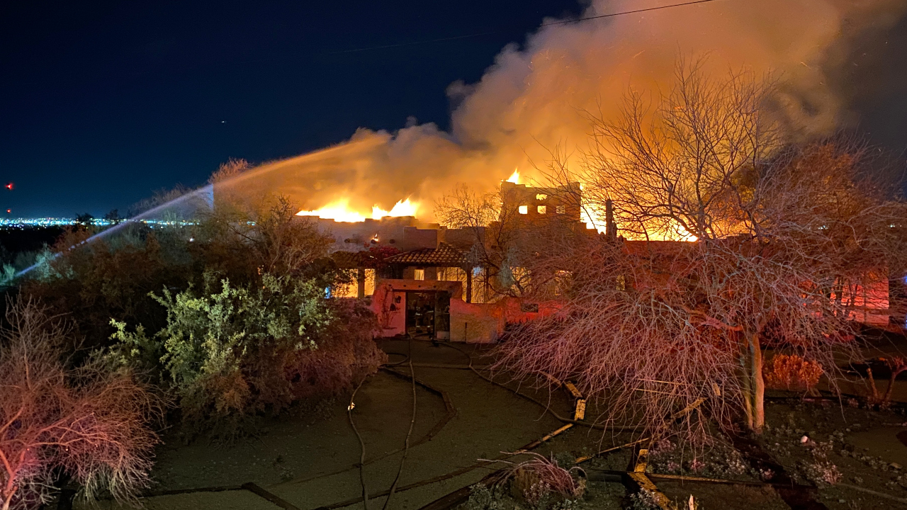 House under renovation in Phoenix near South Mountain catches fire