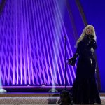 
              Christina Aguilera performs during the Dubai Expo 2020 closing ceremony in Dubai, United Arab Emirates, Thursday, March 31, 2022. The world's fair in Dubai, the pandemic-delayed Expo 2020, closed on Thursday after six months of concerts, conferences and festivities. (AP Photo/Ebrahim Noroozi)
            