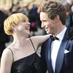 
              Jessie Buckley, left, and Eddie Redmayne pose for photographers upon arrival at the Olivier Awards in London, Sunday, April 10, 2022. (Photo by Vianney Le Caer/Invision/AP)
            