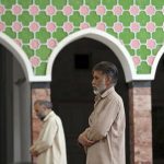 
              Muslims pray during the first day of Ramadan at a mosque in Peshawar, Pakistan, Sunday, April 3, 2022. (AP Photo/Muhammad Sajjad)
            