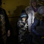 
              Internally displaced people from Mariupol and nearby towns arrive in Zaporizhzhia, Ukraine, Friday, April 1, 2022. (AP Photo/Felipe Dana)
            