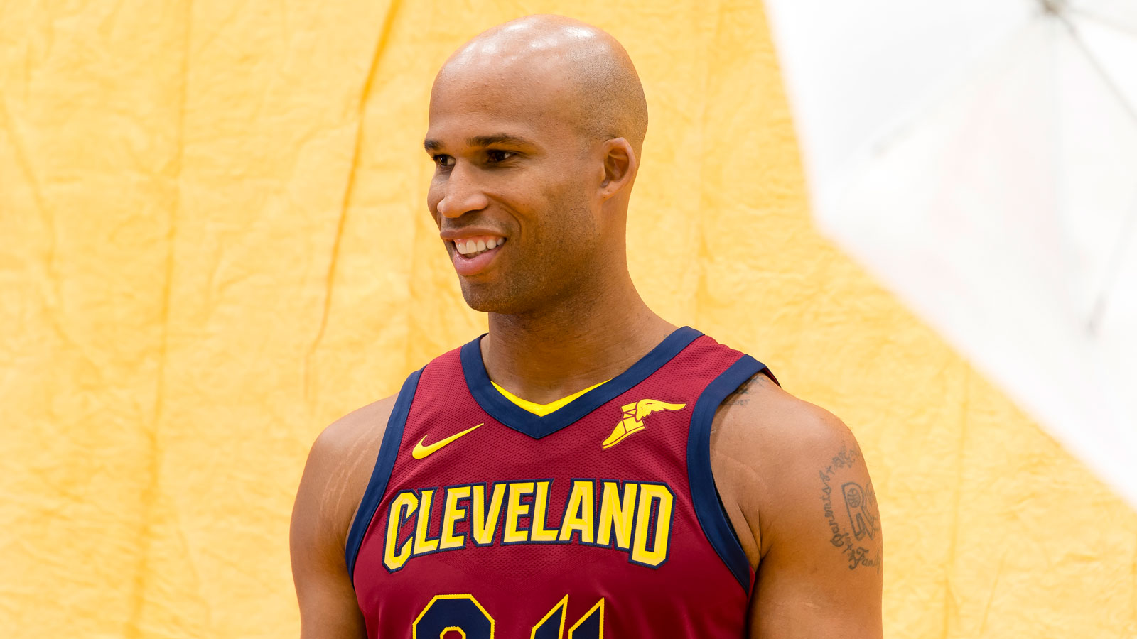 Richard Jefferson played two seasons for Cleveland and won a championship with the Cavaliers in 201...