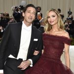 Adrien Brody, left, and Georgina Chapman attend The Metropolitan Museum of Art's Costume Institute benefit gala celebrating the opening of the "In America: An Anthology of Fashion" exhibition on Monday, May 2, 2022, in New York. (Photo by Evan Agostini/Invision/AP)