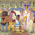 
              This image released by FOX shows promotional art for the new animated series "Krapopolis," debuting this fall. (FOX via AP)
            