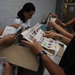 
              Election workers count ballots at a closed polling station on the day of presidential elections in Medellin, Colombia, Sunday, May 29, 2022. (AP Photo/Jaime Saldarriaga)
            