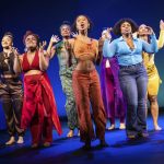 
              This image released by Polk & Co. shows Tendayi Kuumba, from left, Kenita R. Miller, Okwui Okpokwasili, Amara Granderson, Alexandria Wailes Stacey Sargeant and D. Woods during a performance of "for colored girls who have considered suicide/when the rainbow is enuf."  (Marc J. Franklin/Polk & Co. via AP)
            