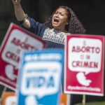 
              An abortion rights supporter chants outside the Supreme Court during a hearing related to a controversial abortion case in Mexico City, Wednesday, June 29, 2016. Mexico's Supreme Court held in 2021, that it was unconstitutional to punish abortion. (AP Photo/Nick Wagner, File)
            