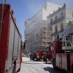 
              Emergency crews work at the site of a deadly explosion at the five-star Hotel Saratoga in Old Havana, Cuba, Friday, May 6, 2022. (AP Photo/Ramon Espinosa)
            
