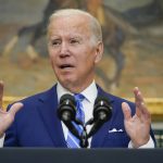 
              President Joe Biden speaks in the Roosevelt Room of the White House, Wednesday, May 4, 2022, in Washington. (AP Photo/Evan Vucci)
            