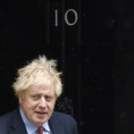 
              Britain's Prime Minister Boris Johnson leaves 10 Downing Street, in London, Friday May 20, 2022. (Dominic Lipinski/PA via AP)
            
