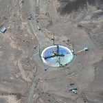 
              This satellite image from Maxar Technologies shows a rocket preparing to be erected at a launch pad at Imam Khomeini Space Center southeast of Semnan, Iran on Tuesday, June 14, 2022.  Iran appeared to be readying for a space launch Tuesday as satellite images showed a rocket on a rural desert launch pad, just as tensions remain high over Tehran's nuclear program.  The images from Maxar Technologies showed a launch pad at Imam Khomeini Spaceport in Iran’s rural Semnan province, the site of frequent recent failed attempts to put a satellite into orbit.  (Satellite image ©2022 Maxar Technologies via AP)
            