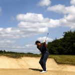 
              Phil Mickelson of the United States plays from a bunker during day two of the LIV Golf Invitational Series at the Centurion Club, St. Albans, England, Friday June 10, 2022. The Saudi-funded golf breakaway entered it's second day Friday in a course just outside of London. (Steven Paston/PA via AP)
            