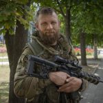 
              Ukrainian soldier Artem looks on during an interview to the Associated Press in Bakhmut, Donetsk region, Ukraine, Sunday , June 26, 2022.(AP Photo/Efrem Lukatsky)
            